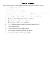 SBI 4U Diabetes Worksheet 